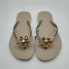 Havaianas Sl Luxury, sand grå med blomst thumbnail