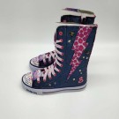 Skechers Shuffles Hot Shot, denim blå-rosa-hvit thumbnail
