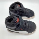 Puma Mid Vulc Fur V Kids, foret, svart-hvit-rød thumbnail