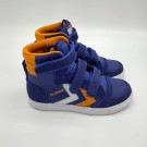 Hummel Stadil Jr Leather High, blå-oransje-hvit thumbnail
