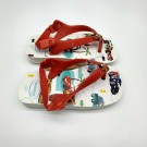 Havaianas Baby Cars, hvit-rød med Biler thumbnail