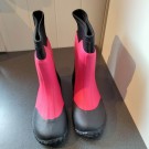 Celavi Neopren Gummistøvel, rosa-svart thumbnail