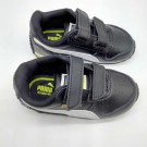 Puma Fieldsprint L V Kids, svart-hvit-lime thumbnail