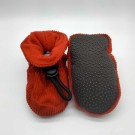 Melton Cordfløyelstøffel, rød thumbnail