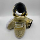 Hummel Slim Stadil Glitter High, gull-sølv-svart-hvit thumbnail