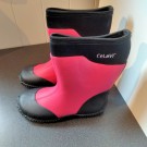 Celavi Neopren Gummistøvel, rosa-svart thumbnail