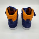 Hummel Stadil Jr Leather High, blå-oransje-hvit thumbnail