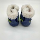 Puma Baby Boot Fur, denim-lime thumbnail