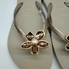 Havaianas Sl Luxury, sand grå med blomst thumbnail