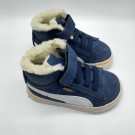 Puma Mid Vulc Fur V Kids, marine-hvit-orange thumbnail