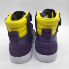 Hummel Stadil Jr Leather High, lilla-gul-hvit thumbnail