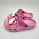 Crocs Hello Kitty Plaid Clog, rosa thumbnail