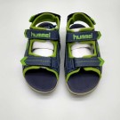 Hummel Kids Tracking Sandal, medieval-blå-lime thumbnail