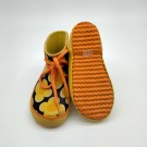 Celavi Ankelhøy Gummistøvel, svart-gul-orange thumbnail