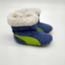 Puma Baby Boot Fur, denim-lime thumbnail