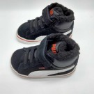Puma Mid Vulc Fur V Kids, foret, svart-hvit-rød thumbnail