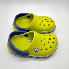 Crocs Crocband Kids, limegul-blå-hvit thumbnail