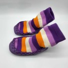 Melton Strømpe sko, lilla stripete thumbnail