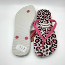 Havaianas Slim Animals, hvit-svart-rosa leopard thumbnail