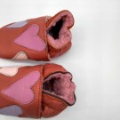Celavi tøffel, rødrosa med hjerter thumbnail