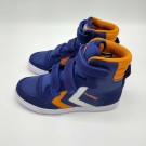 Hummel Stadil Jr Leather High, blå-oransje-hvit thumbnail